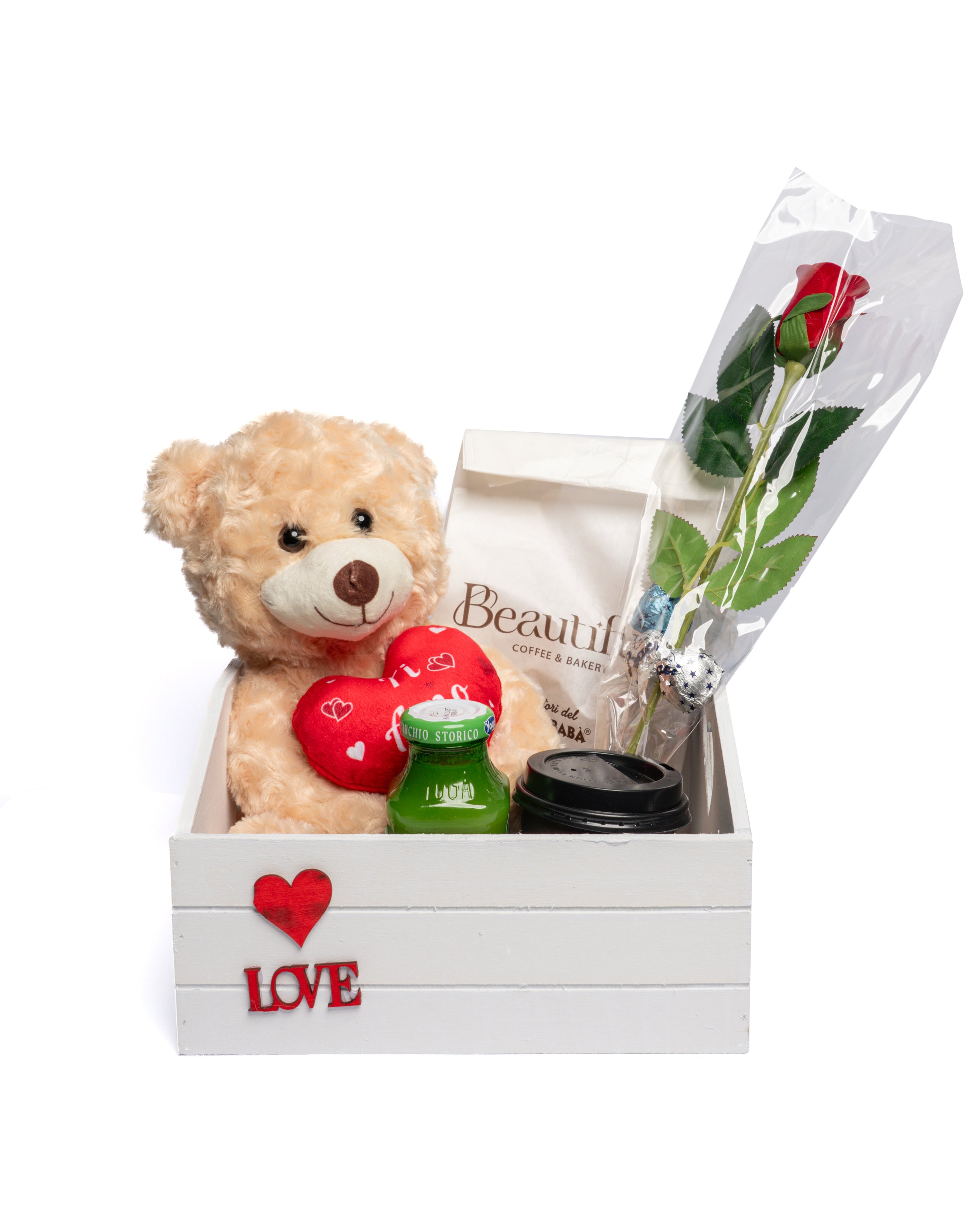 Colazione cesto bianco