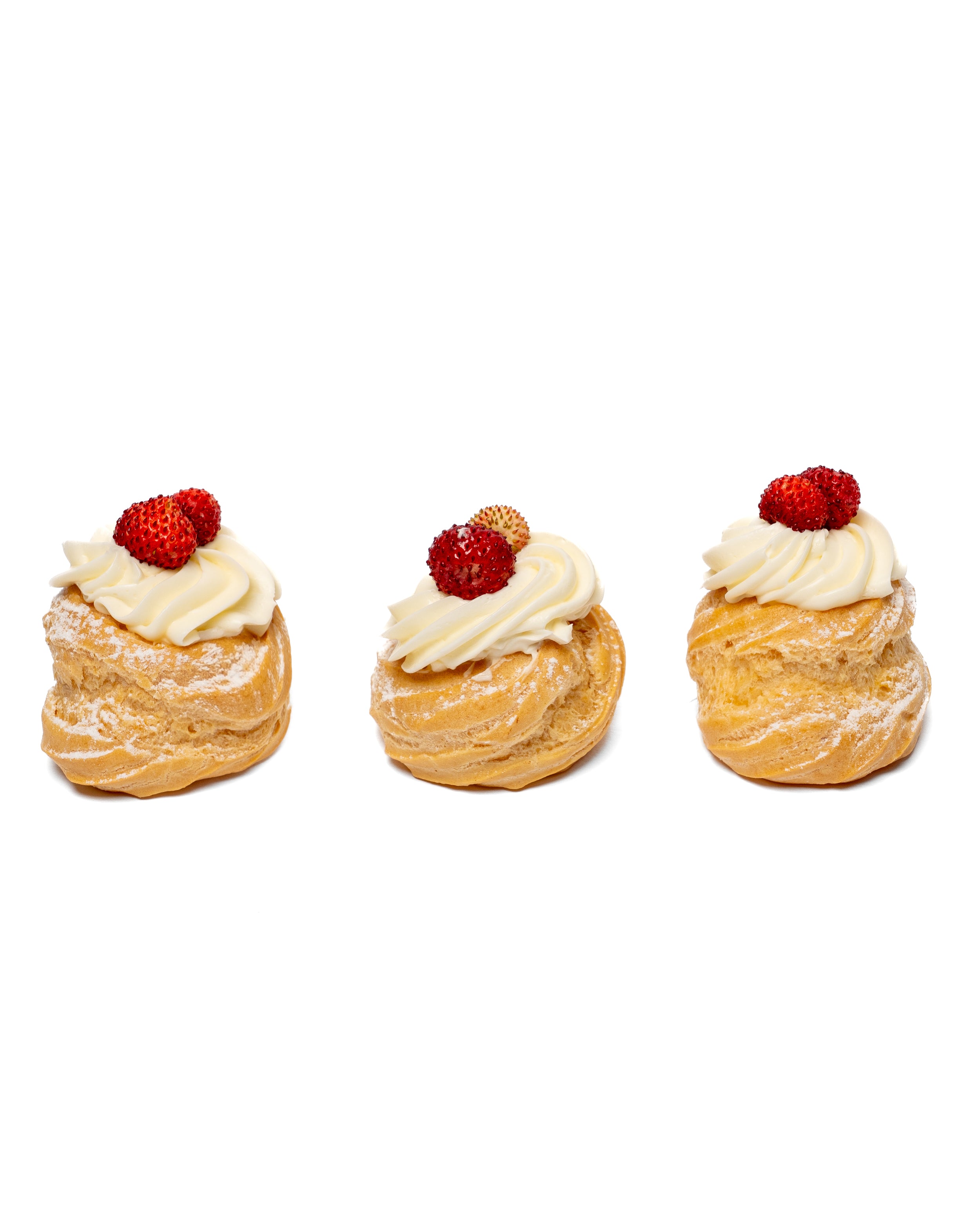 Zeppoline mignon chantilly e fragoline
