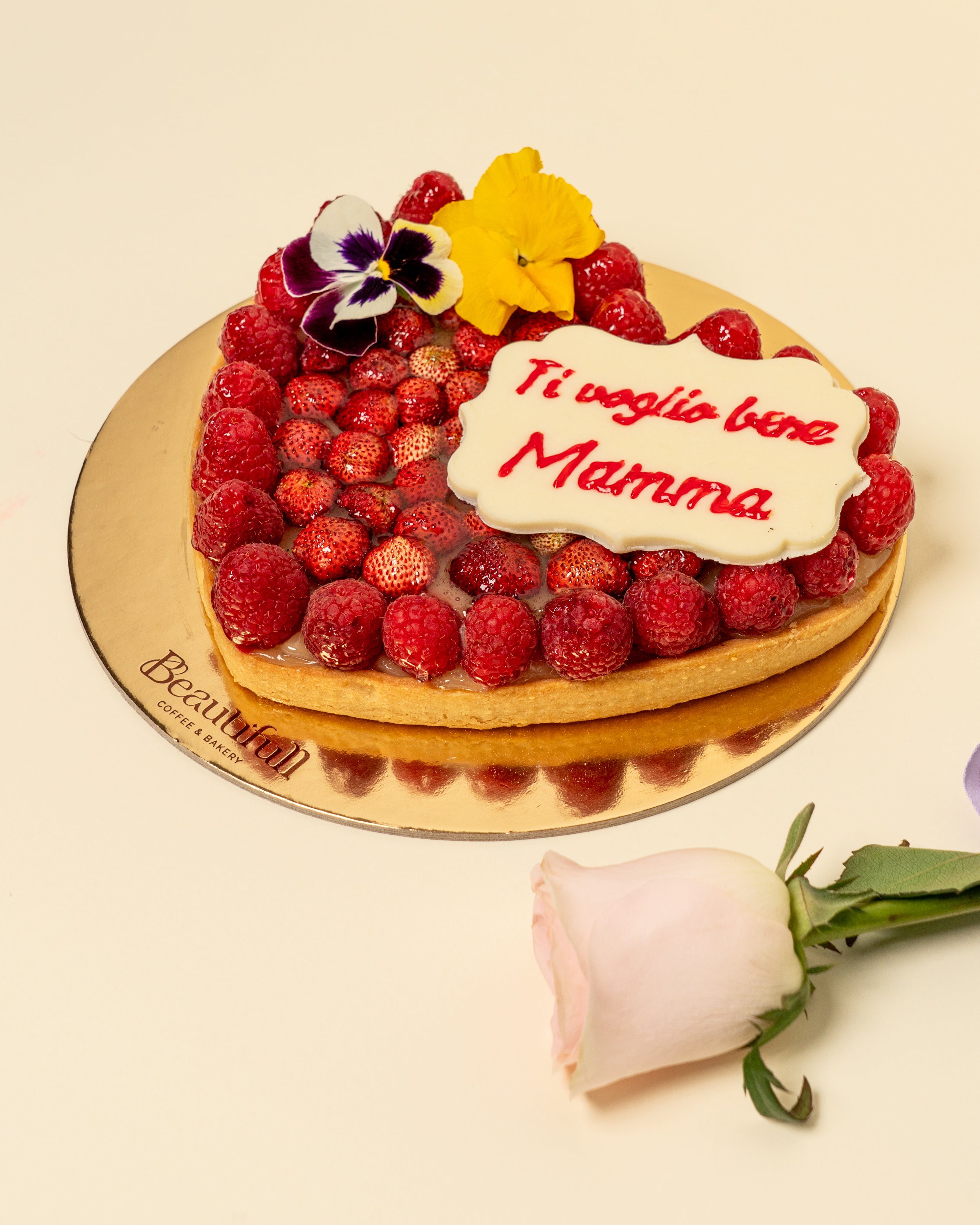 Crostata fragoline e lamponi