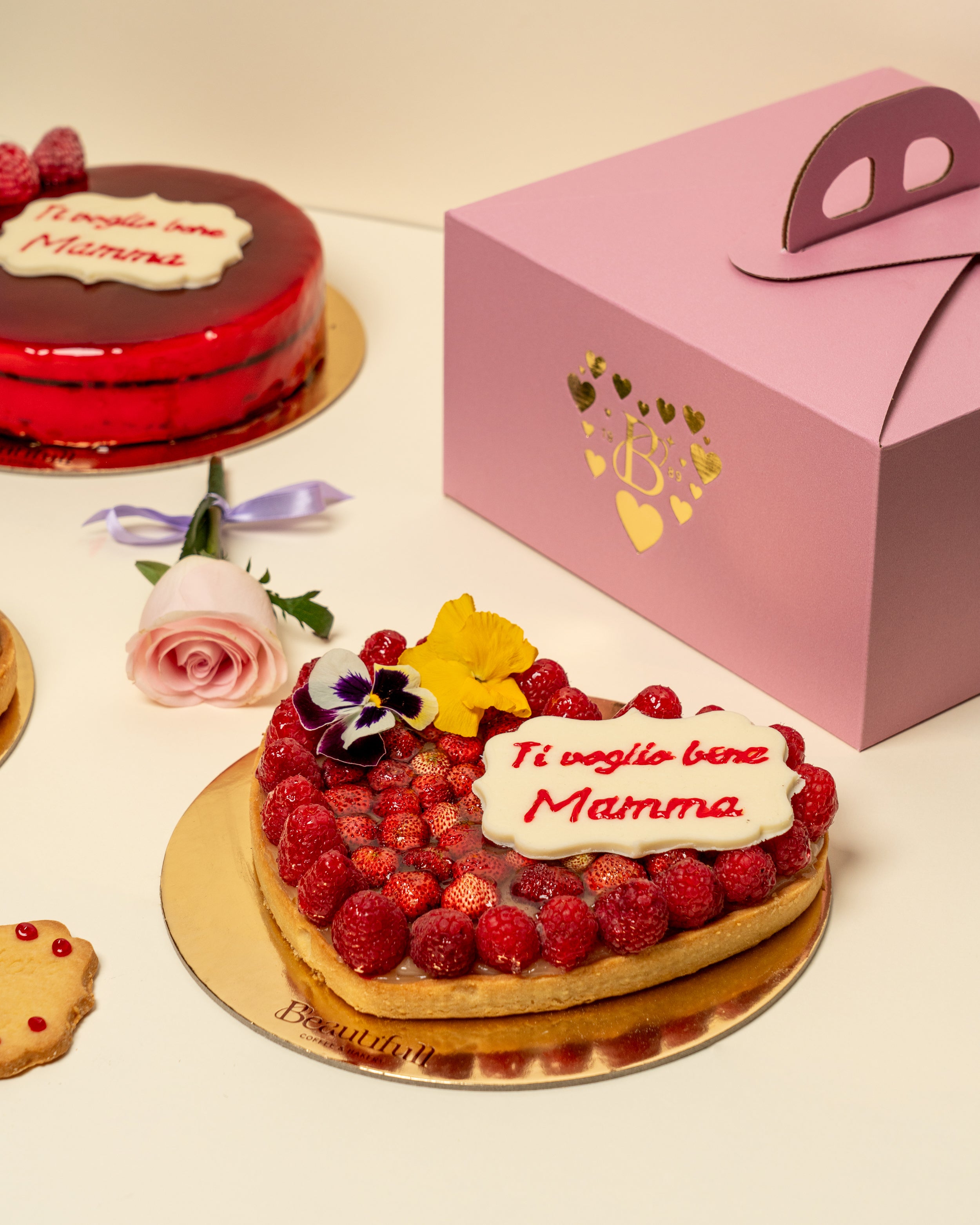 Crostata fragoline e lamponi